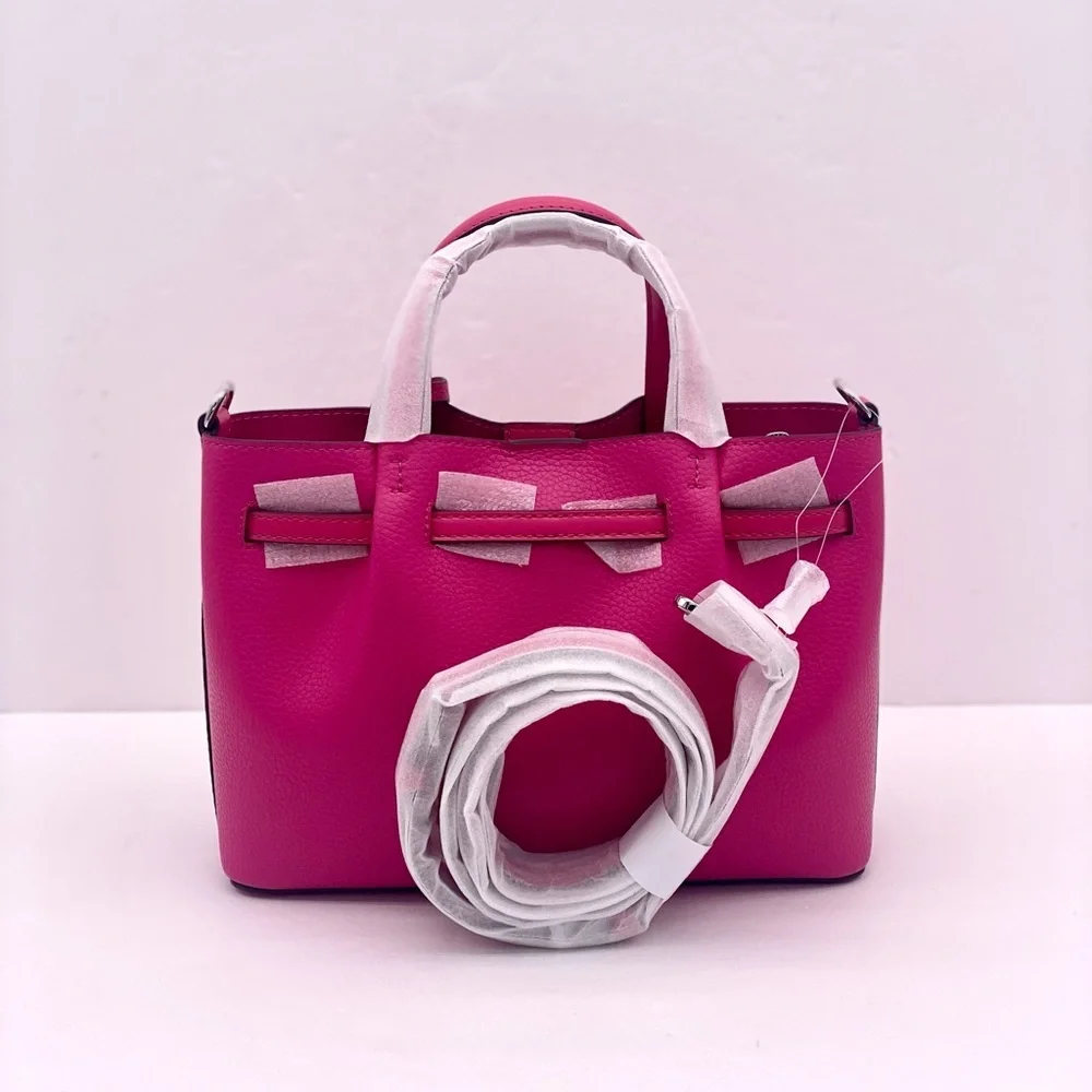 Michael Kors Carson Small Leather Satchel Crossbody
